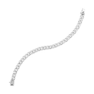Diamond tennis bracelet in 14KW, 1 1/2CTW-pure, fluid brilliance made to sell