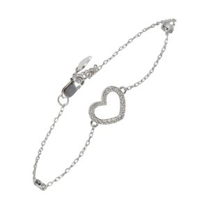 14Kt White Gold Diamond 1/7Ctw Bracelet