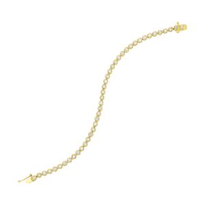 14Kt Yellow Gold Diamond 3Ctw Bracelet