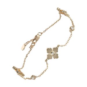 14Kt Yellow Gold Diamond 1/7Ctw Bracelet