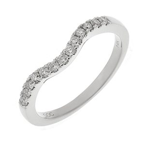 14Kt White Gold Diamond 1/4Ctw Ring