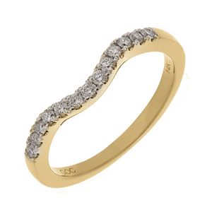 14Kt Yellow Gold Diamond 1/5Ctw Ring