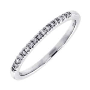 14Kt White Gold Diamond 1/10Ctw Ring