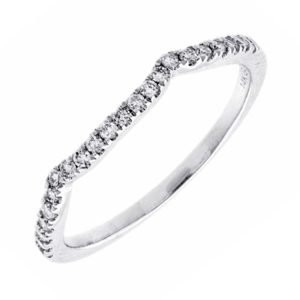 14Kt White Gold Diamond 1/5Ctw Ring