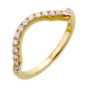 14Kt Yellow Gold Diamond 1/5Ctw Ring