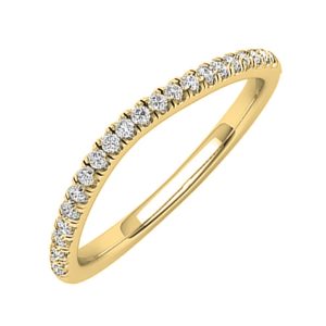 14Kt Yellow Gold Diamond 1/10Ctw Ring