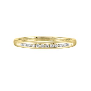 14Kt Yellow Gold Diamond 1/10Ctw Ring