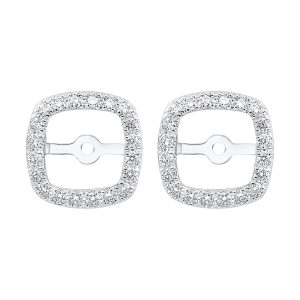 14Kt White Gold Diamond 1/3Ctw Earring