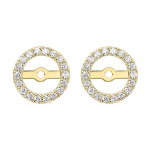 14Kt Yellow Gold Diamond 1/4Ctw Earring