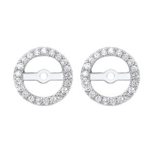 14Kt White Gold Diamond 1/4Ctw Earring