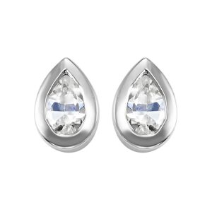 14Kt White Gold Diamond 1/6Ctw Earring