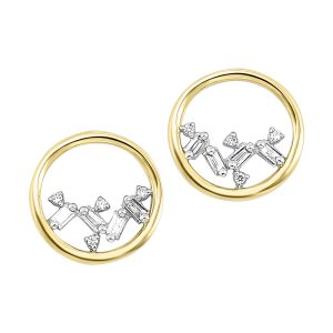 14Kt Yellow Gold Diamond 1/15Ctw Earring