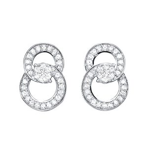 10Kt White Gold Diamond 1/2Ctw Earring