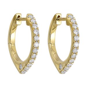 14Kt Yellow Gold Diamond 1/2Ctw Earring
