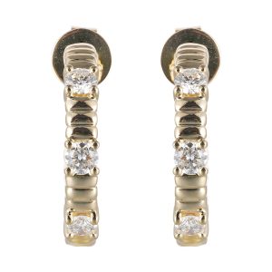 14Kt Yellow Gold Diamond 1/2Ctw Earring