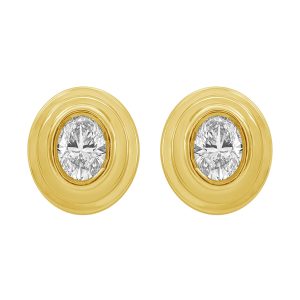 14Kt Yellow Gold Diamond 1/3Ctw Earring