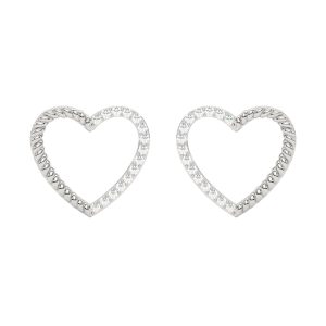 14Kt White Gold Diamond 1/20Ctw Earring