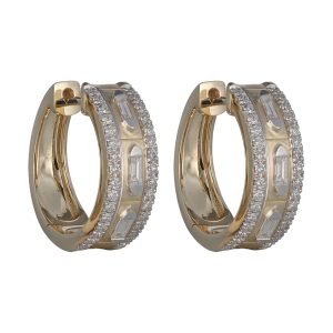 14Kt Yellow Gold Diamond 1/2Ctw Earring