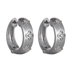 14Kt White Gold Diamond 1/7Ctw Earring