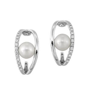 14Kt White Gold Diamond 1/5Ctw Earring