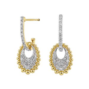 10Kt Yellow Gold Diamond 3/4Ctw Earring