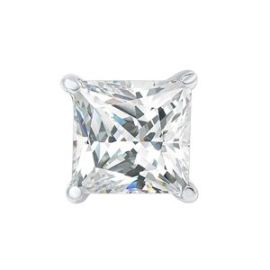 14Kt White Gold Diamond 1/2Ctw Single Earring