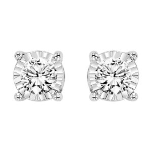 14Kt White Gold Diamond 1/3Ctw Earring