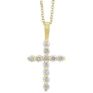 14Kt Yellow Gold Diamond 1/3Ctw Pendant