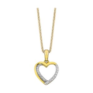 10Kt Yellow Gold Diamond 1/15CTW Pendant