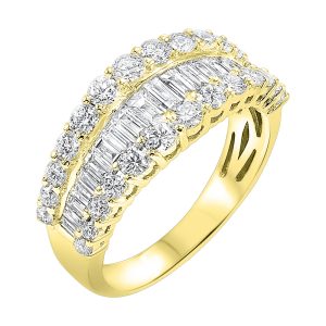 14Kt Yellow Gold Diamond 1 1/2Ctw Ring