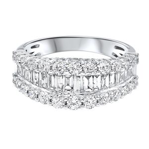 14Kt White Gold Diamond 2 1/4Ctw Ring
