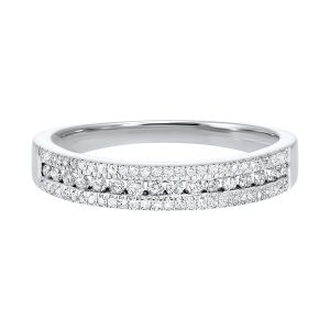 14Kt White Gold Diamond 1/4Ctw Ring