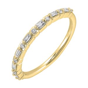 14Kt Yellow Gold Diamond 1/5Ctw Ring