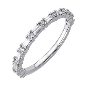 14Kt White Gold Diamond 3/8Ctw Ring