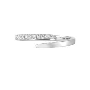 14Kt White Gold Diamond 1/10Ctw Ring