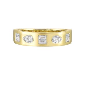 14Kt Yellow Gold Diamond 1/4Ctw Ring