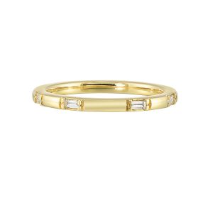 14Kt Yellow Gold Diamond 1/10Ctw Ring