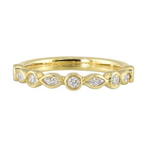 14Kt Yellow Gold Diamond 1/3Ctw Ring