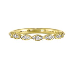 14Kt Yellow Gold Diamond 1/5Ctw Ring