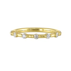 14Kt Yellow Gold Diamond 1/5Ctw Ring