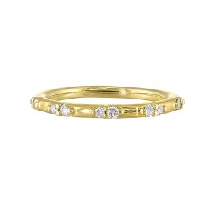 14Kt Yellow Gold Diamond 1/7Ctw Ring
