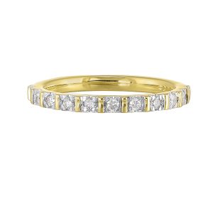 14Kt Yellow Gold Diamond 1/5Ctw Ring