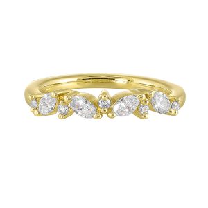 14Kt Yellow Gold Diamond 3/8Ctw Ring