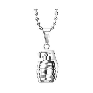 Steel White Pendant