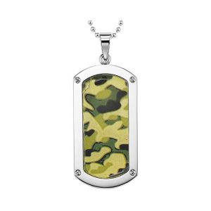 Steel White Pendant