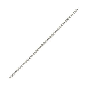 14Kt White Gold Diamond 1/5Ctw Bracelet