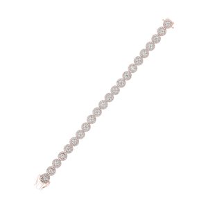 14Kt Rose Gold Diamond 5Ctw Bracelet