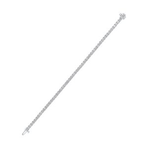 14Kt White Gold Diamond 3Ctw Bracelet
