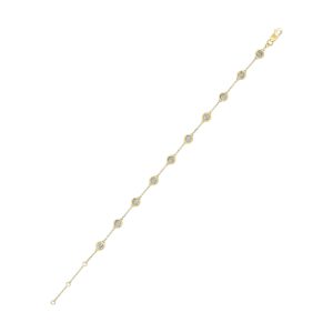14Kt Yellow Gold Diamond 1Ctw Bracelet