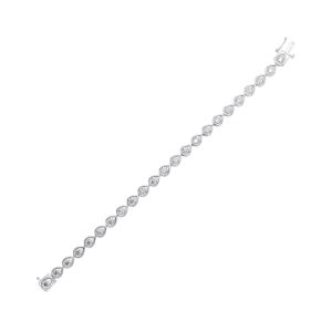 14Kt White Gold Diamond 2 1/2Ctw Bracelet